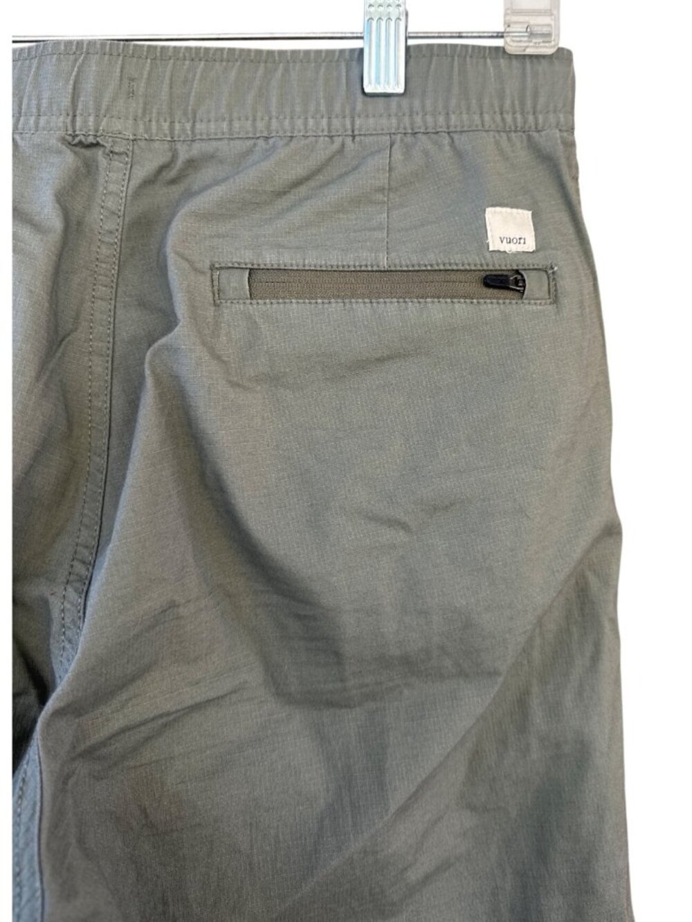 Vuori Rise and Shine Pants Wide Leg Crop Womens green medium - Picture 3 of 9